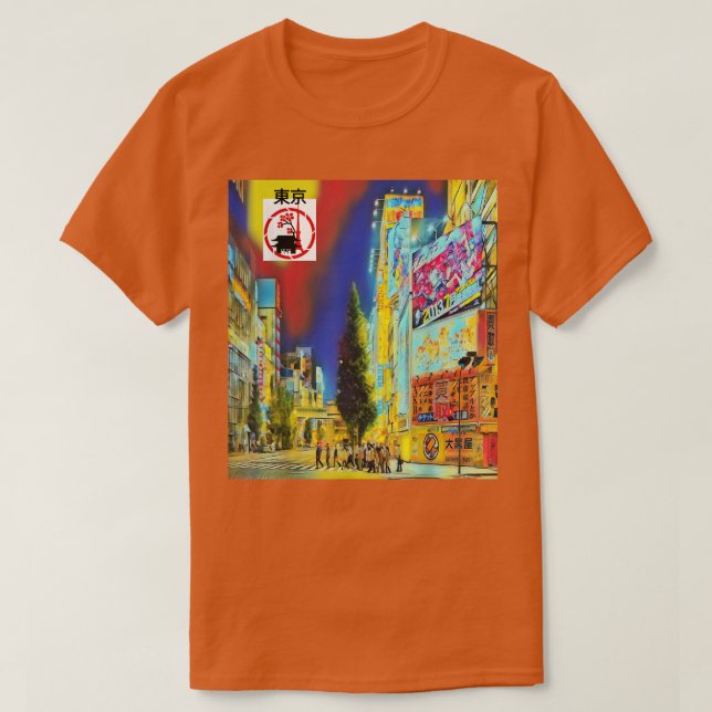 Tokyo Japan Streetwear Graphic T Shirt (Design framsida)