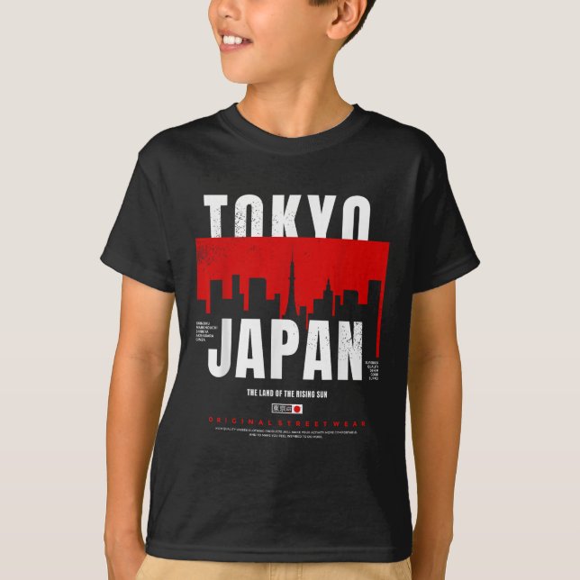 Tokyo Japan The Land Of The Rising Sun Original St T Shirt (Framsida)