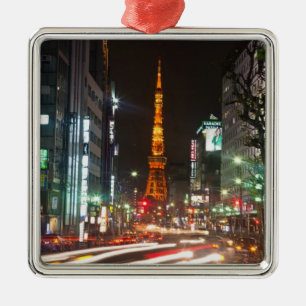 Tokyo, Japan. Tokyo Tower är en kommunikations Julgransprydnad Metall