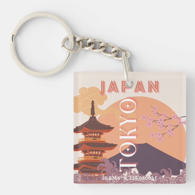 Tokyo Japan Travel Art, Vintage resor Art (Framsidan)