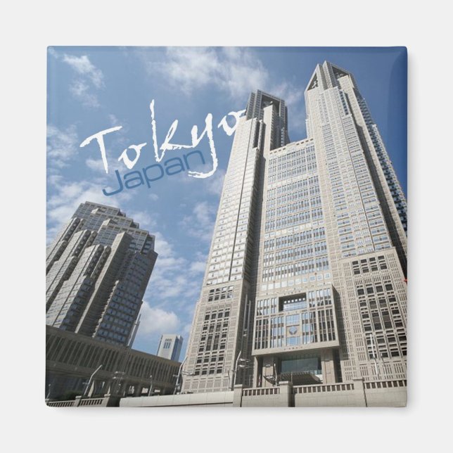 Tokyo Japan Travel Souvenir Fridge Magnets Magnet (Framsidan)