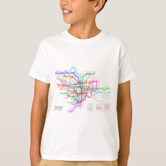 Tokyo Japan tunnelbanankarta Tee Shirt