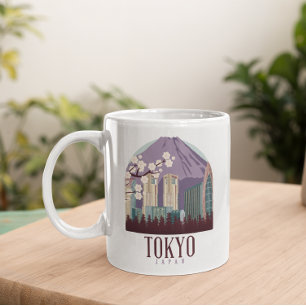 Tokyo Japan Vintage resor-kaffe Mugg