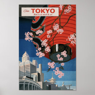 Tokyo Japan Vintage resor Poster