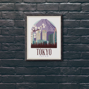 Tokyo Japan Vintage resor Poster