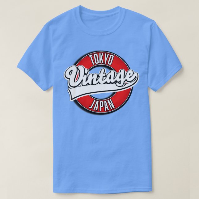 Tokyo Japan vintage stil T Shirt (Design framsida)