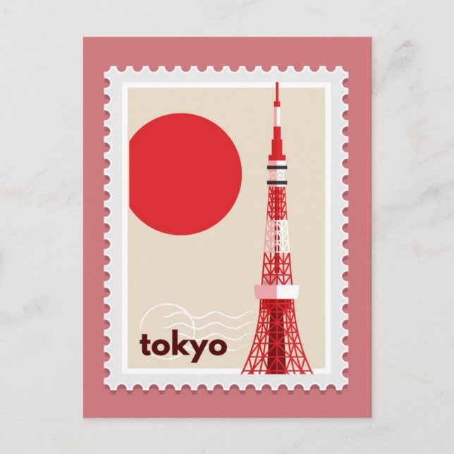 Tokyo Japan Vykort (Framsida)