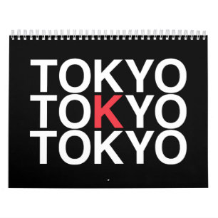 TOKYO Japansk Flagga Kalender