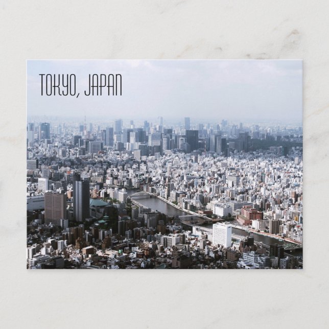 Tokyo, japanskt vykort (Framsida)