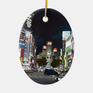 Tokyo Julgransprydnad Keramik
