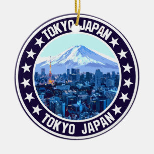 Tokyo Julgransprydnad Keramik