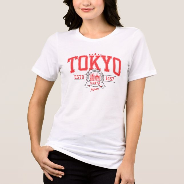 Tokyo - Kanto - Japan T Shirt (Framsida)