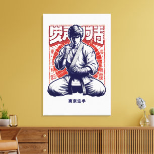 Tokyo Karate Canvastryck