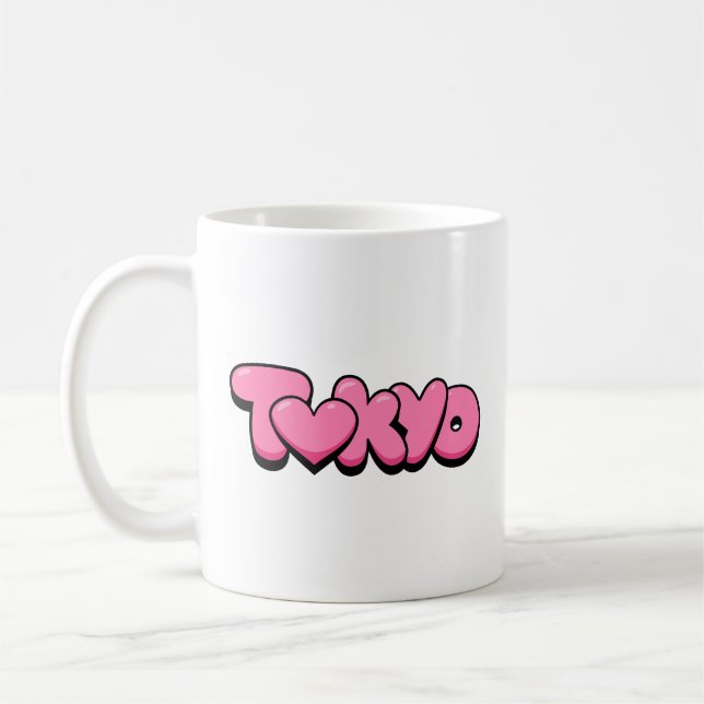 Tokyo Kärlek Kaffemugg (Vänster)