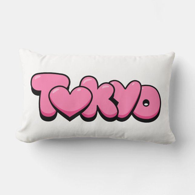 Tokyo Kärlek Lumbarkudde (Framsida)