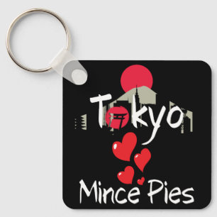 Tokyo Kärlek Mince Paj Cityscape Nyckelring