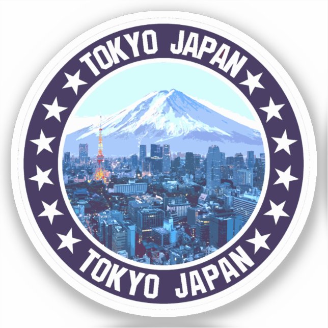 Tokyo Klistermärken (Framsida)