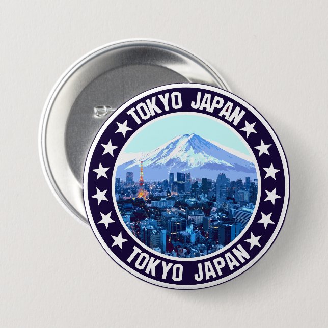 Tokyo Knapp (Framsida & baksida)