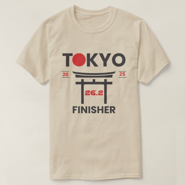 Tokyo Marathon Finisher 2025, Gift for Springer T Shirt (Design framsida)