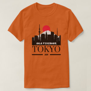 Tokyo Marathon Finisher 2025, Personlig Running T Shirt
