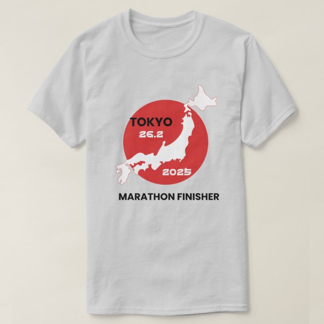 Tokyo Marathon Finisher 2025, Tokyo Springer Gift T Shirt (Design framsida)