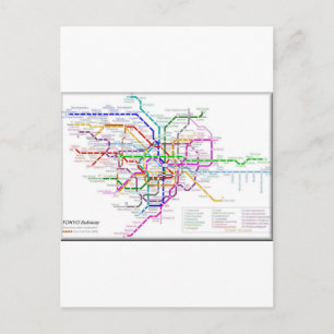 Tokyo Metro Karta Vykort