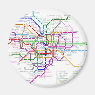 Tokyo Metrokarta Magnet