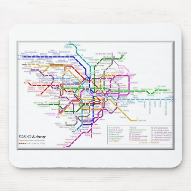 Tokyo Metrokarta Musmatta (Framsidan)
