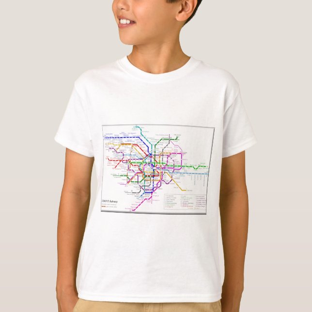 Tokyo Metrokarta Tee (Framsida)