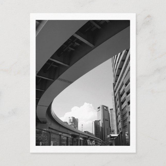 Tokyo Monorail Vykort (Framsida)
