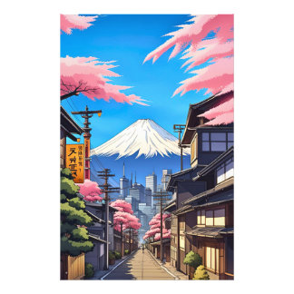 Tokyo Mt Fuji Fototryck