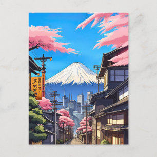 Tokyo Mt Fuji Vykort