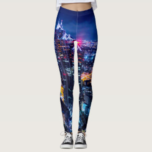 Tokyo på natten leggings