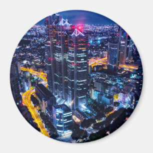 Tokyo på natten magnet
