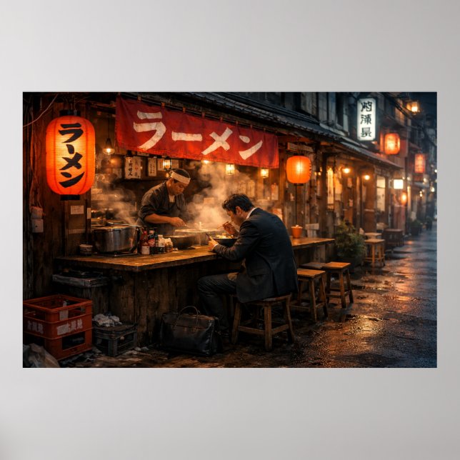 Tokyo Ramen Bar Poster (Framsidan)