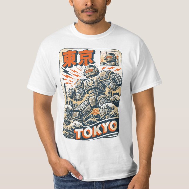 Tokyo Robot T Shirt (Framsida)