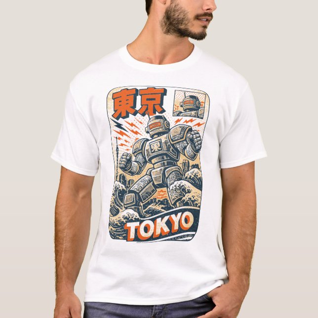 Tokyo Robot T Shirt (Framsida)
