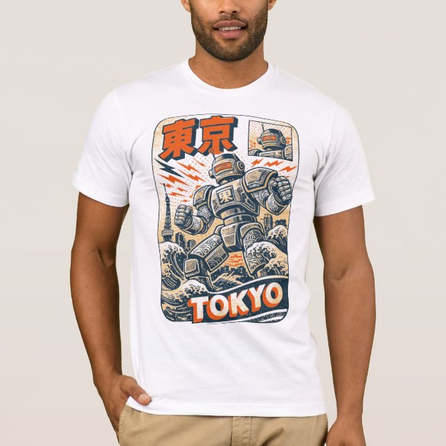 Tokyo Robot T Shirt (Framsida)