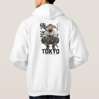 Tokyo Ronin Samurai Japansk Krigare Vintage Gata Hoodie