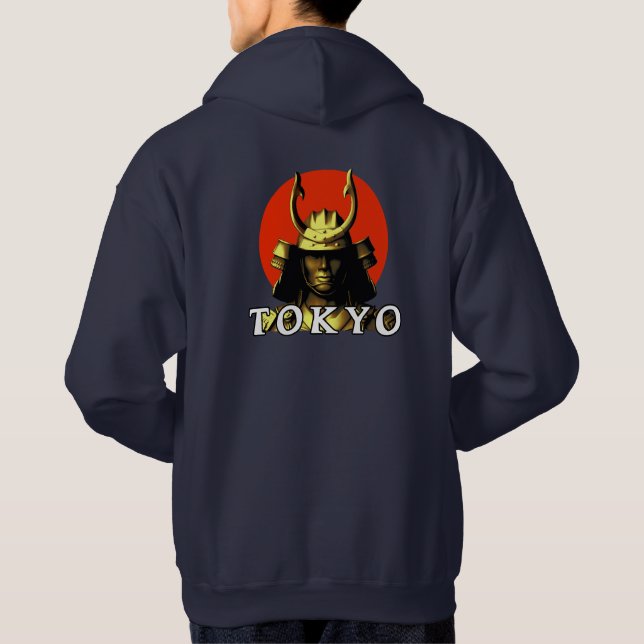 Tokyo Samurai Japan Hoodie (Baksida)