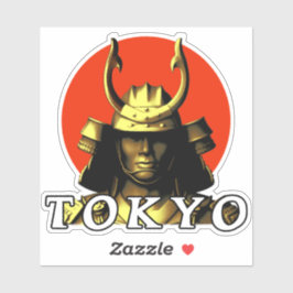 Tokyo Samurai Japan Klistermärken