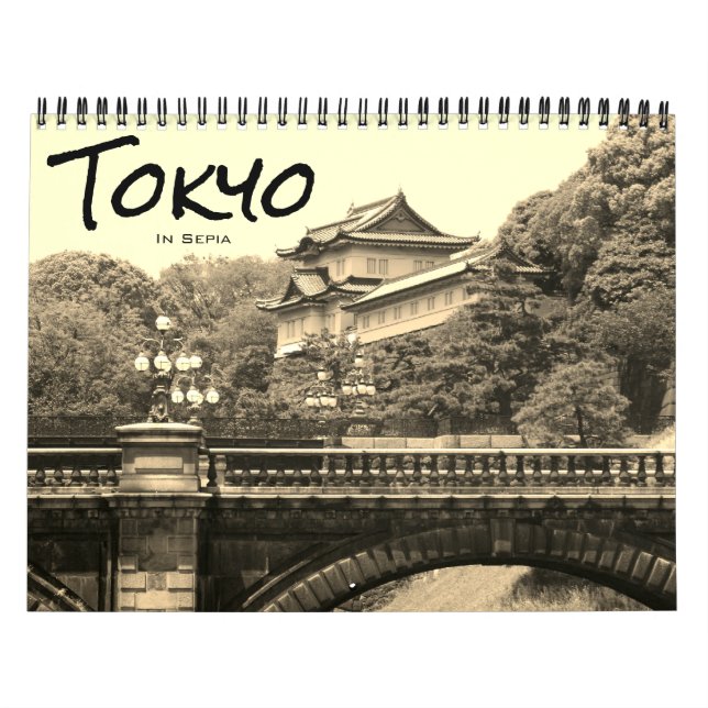 tokyo sepia 2025 kalender (Omslag)