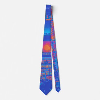 Tokyo Shinjuku Kabukicho Cyberpunk Neck Tie Slips