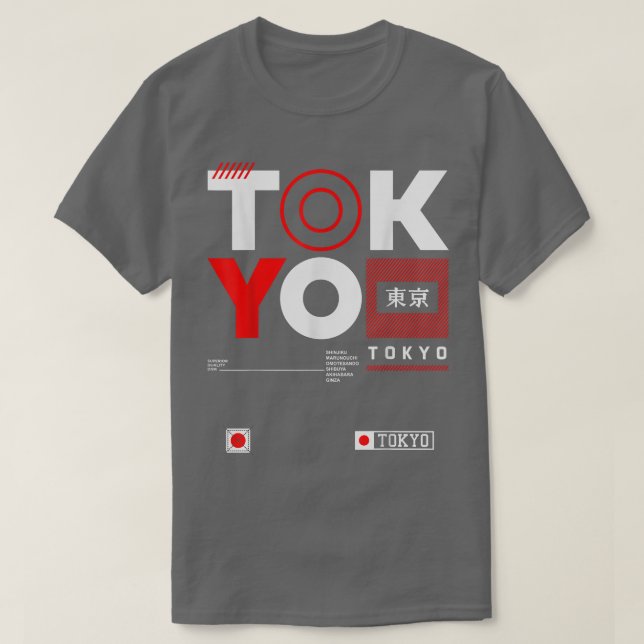 Tokyo Shinjuku Marunouchi T Shirt (Design framsida)