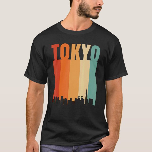 Tokyo Skyline T Shirt (Framsida)