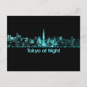 Tokyo Skyline Vykort