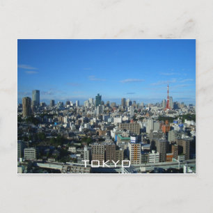 Tokyo skyline vykort