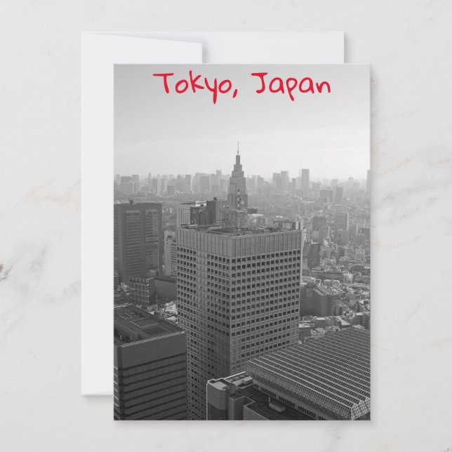 Tokyo-skyltkort Kort (Framsida)