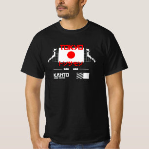 Tokyo Stad och Japans huvudstad T Shirt