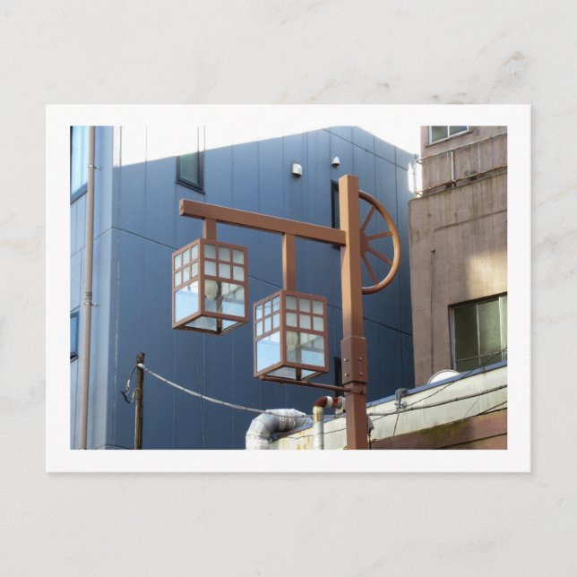 Tokyo Streetlight: Asakusa Vykort (Framsida)